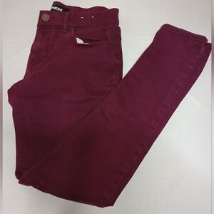 Maroon Express skinny jeans